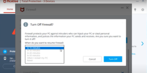 Login Mcafee